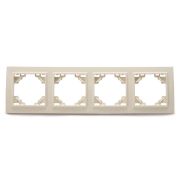 Рамка 4-постовая Stekker Эрна слоновая кость PFR00-9004-02 39243