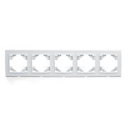 Рамка 5-постовая Stekker Эрна белый PFR00-9005-01 39620