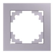 Рамка 1-постовая Stekker Катрин дымчатый GFR00-7001-07 49031