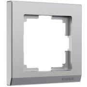 Рамка Werkel Stark на 1 пост серебро W0011865 4690389194931