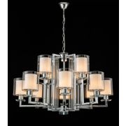 Подвесная люстра iLamp King RM6201-10+5 CR+CL