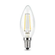 Лампа светодиодная филаментная Gauss E14 9W 2700К прозрачная 103801109