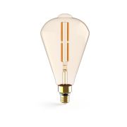 Лампа светодиодная филаментная Gauss E27 6W 2700K янтарная 157802118